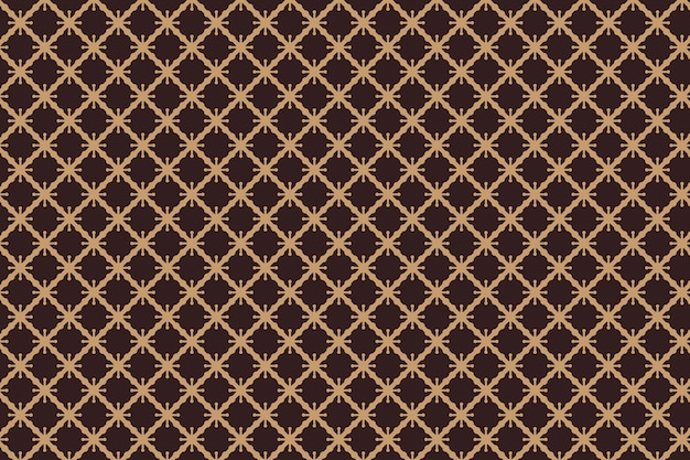 Golden arabic seamless pattern design