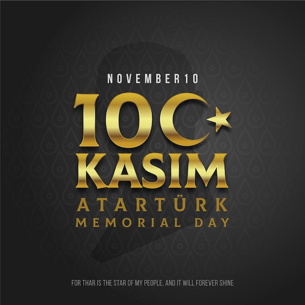 Golden ataturk memorial day