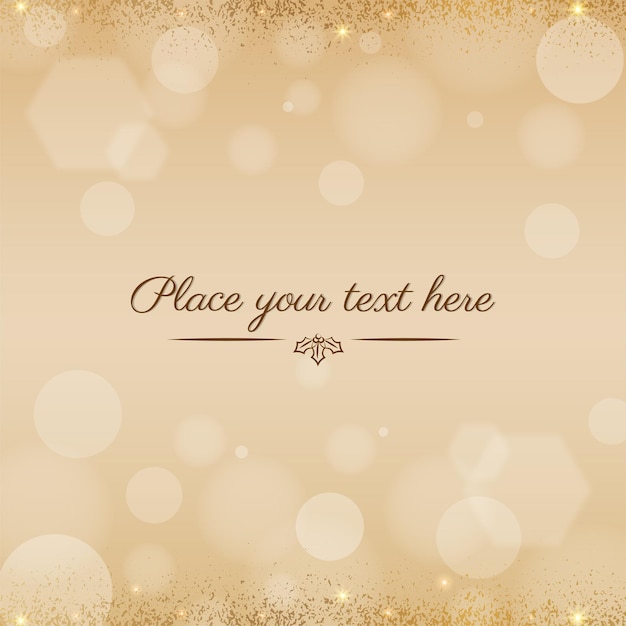 Vector golden background template