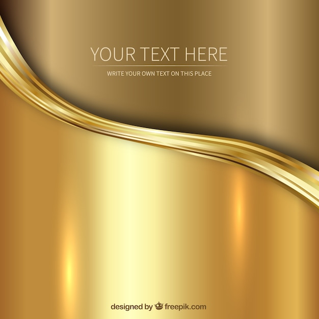 Vector golden background