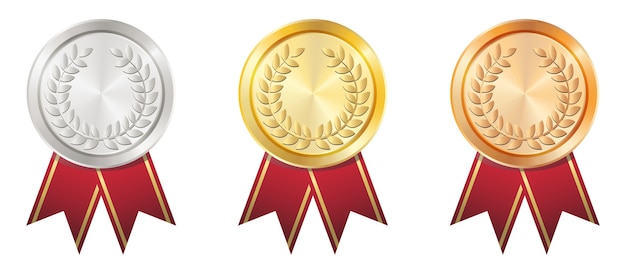 A golden badge  vector