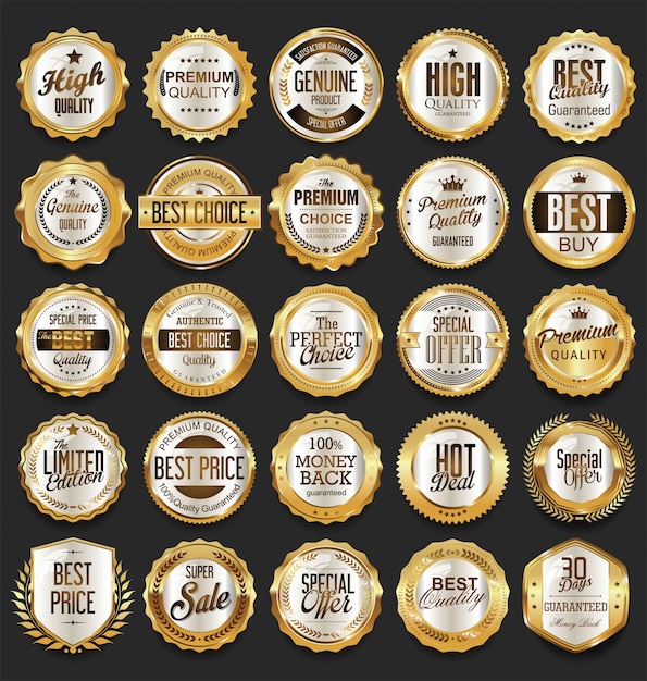 golden badges