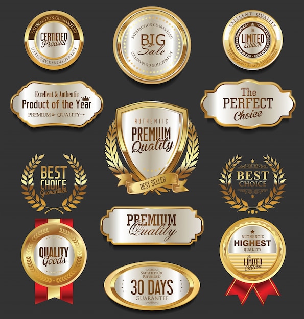 Golden badges