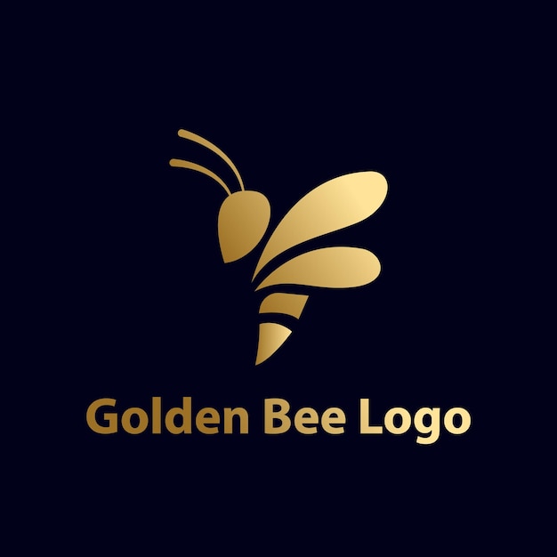 Golden Bee Logo Template