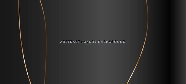 Golden and black luxury background design