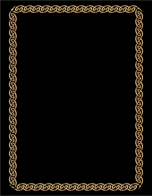 Golden Border Frame