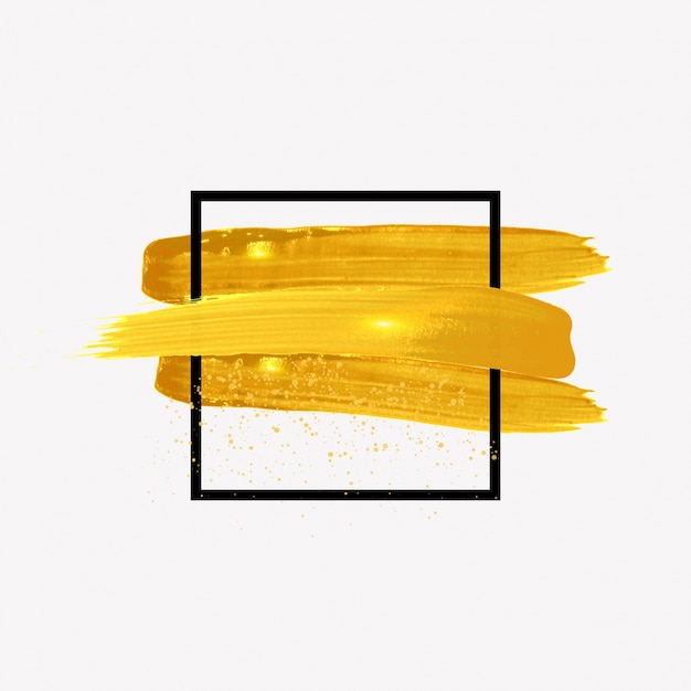 Golden Brush vector