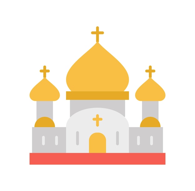 Golden church icon