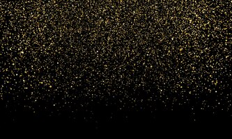 Vector golden confetti. gold abstract particles.
