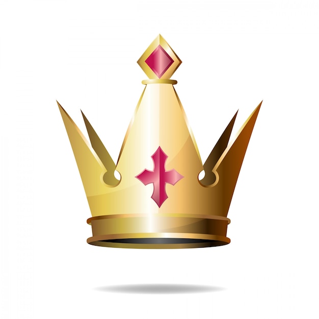 Golden crown design