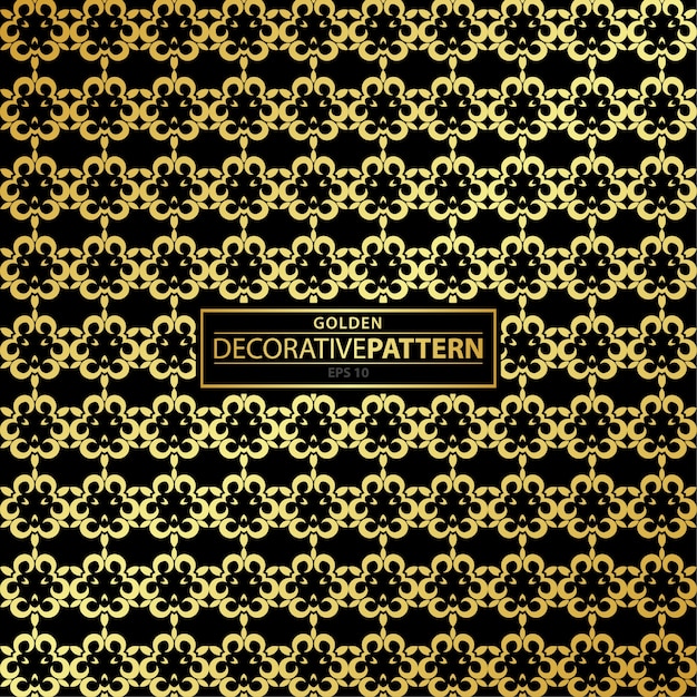 Golden Decorative Pattern