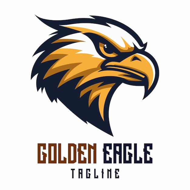 Дизайн талисмана Golden Eagle: вдохновляющие логотипы для спорта и киберспорта