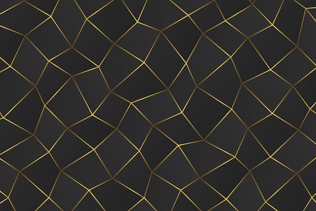 Golden geometric abstract background.