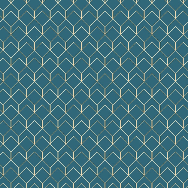 Golden geometric vector seamless patterns Golden lines triangles and rhombuses on an emerald green background Modern illustrations for wallpapers flyers covers banners minimalistic decorations