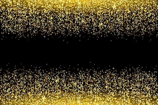 Vector golden glitter abstract background vector