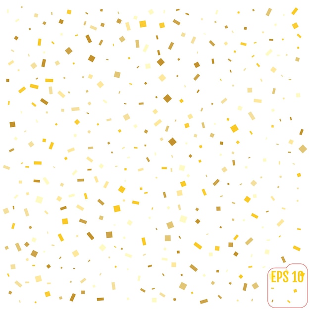 Golden glitter frame background vector illustration