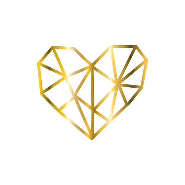 golden glitter isolated hearts white background valentines day