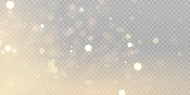 ゴールデングロー効果グレア爆発スパークル太陽グレアスパークと透明な背景の星