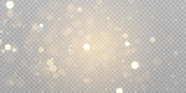 ゴールデングロー効果グレア爆発スパークル太陽グレアスパークと透明な背景の星