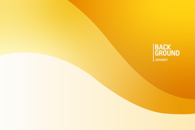 Golden gradient background Fluid banner template vector illustration Luxury background