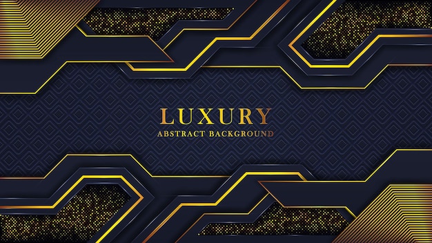 Golden gradient luxury background design with golden dots