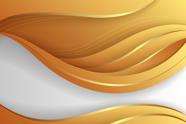 Golden gradient smooth background