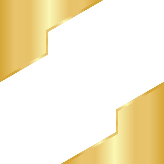 Vector golden hexagon template design