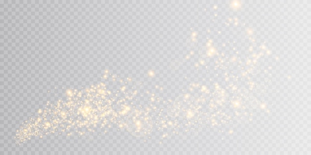 Golden light png Bokeh light lights effect background Christmas glowing dust background Christmas glowing light bokeh confetti and glitter texture overlay for your design