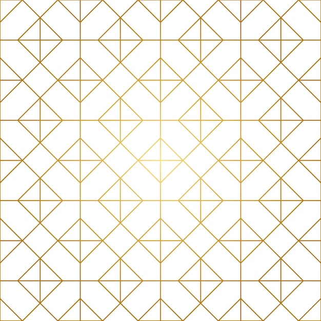 Golden Lines Seamless Pattern