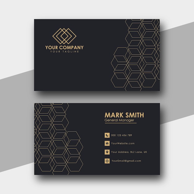 Golden Luxury Business Card