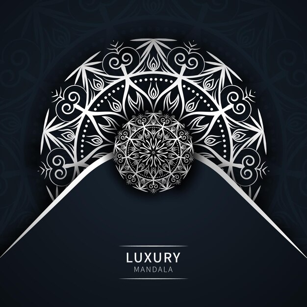 Golden Luxury Mandala Background Design