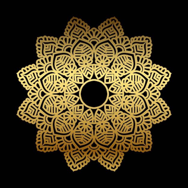 Golden Mandala vector