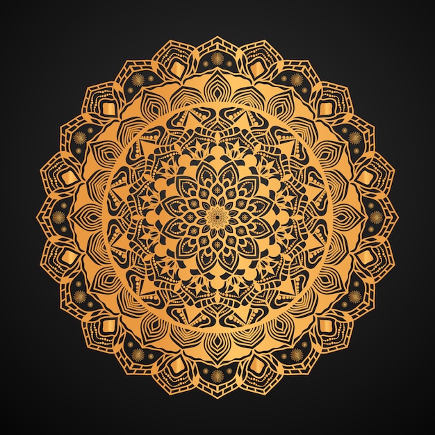 Golden mandala