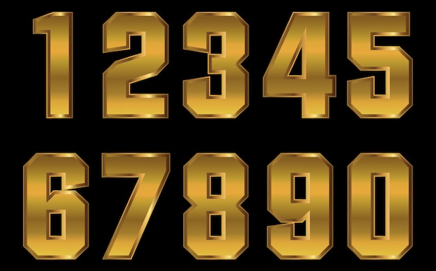 Vector golden metal numbers