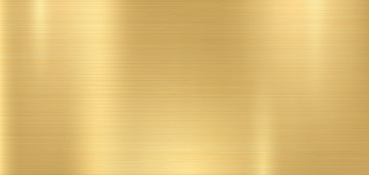 Vector golden metal textured background horizontal gold with straight lines effect gold foil metallic