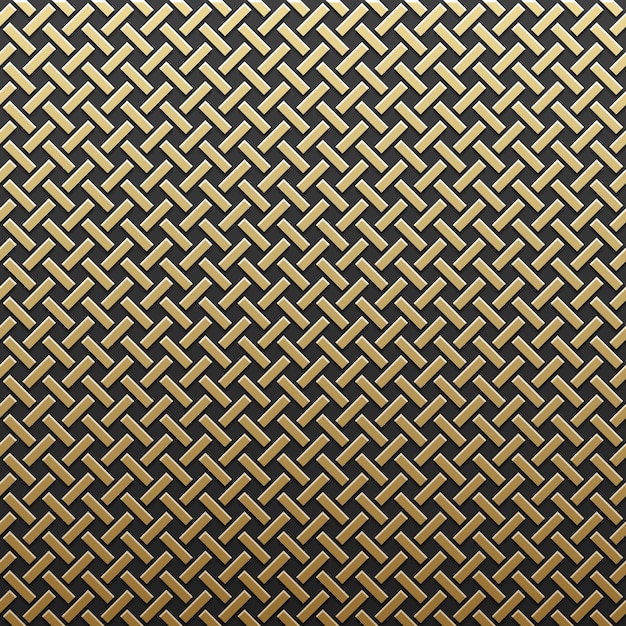 Golden metallic background with seamless geometric pattern. Elegant luxury style.