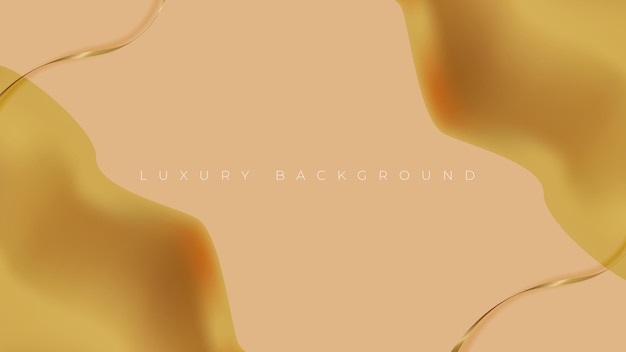 Golden minimal abstract background