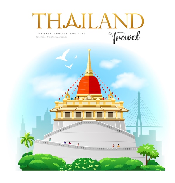 Golden Mount, reizen naar Thailand