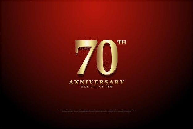 golden number for 70th anniversary.