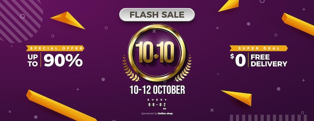 Vendita flash edizione numero d'oro alla vendita 1010