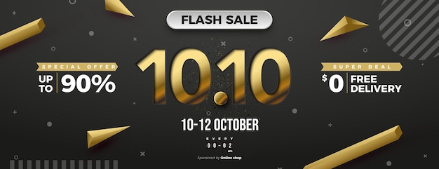 Vendita flash edizione numero d'oro alla vendita 1010