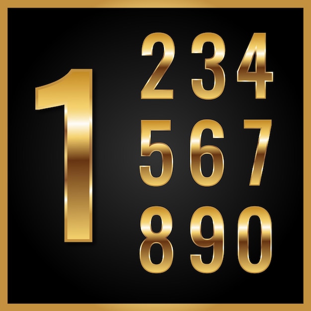 Vector golden numbers and alphabet