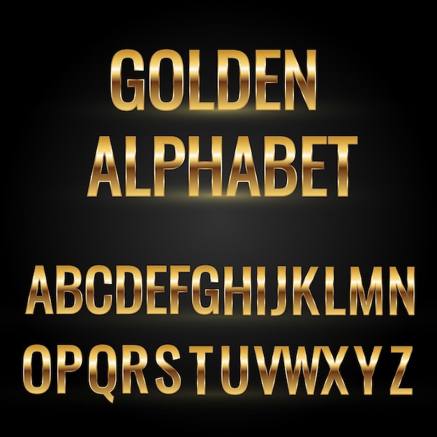 Vector golden numbers and alphabet