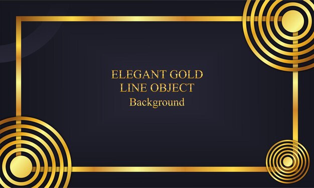 Golden Object Line   Background