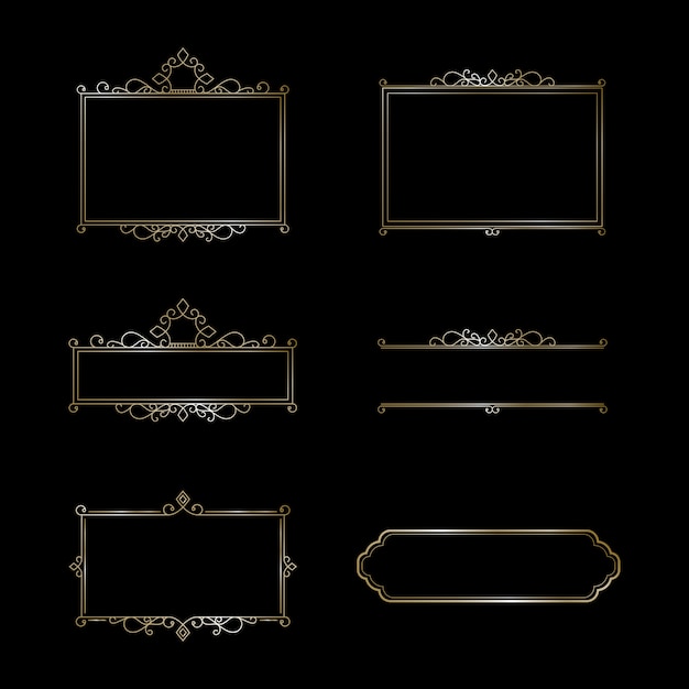 Golden Ornament frame