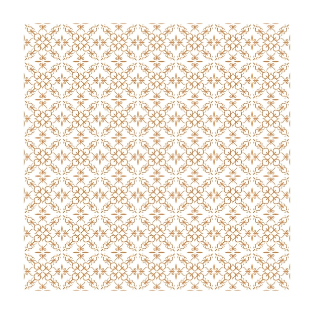 Vector golden ornamental seamless pattern for decor print wallpaper background