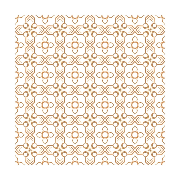 Golden ornamental seamless pattern for decor print wallpaper background