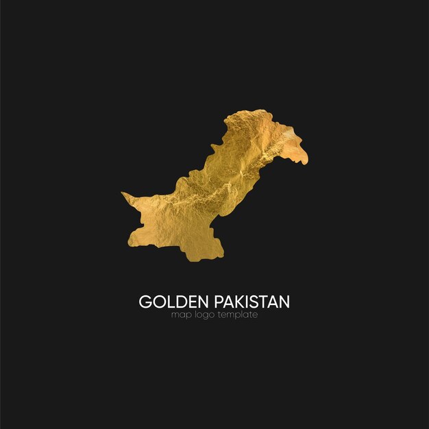 Mappa del pakistan d'oro