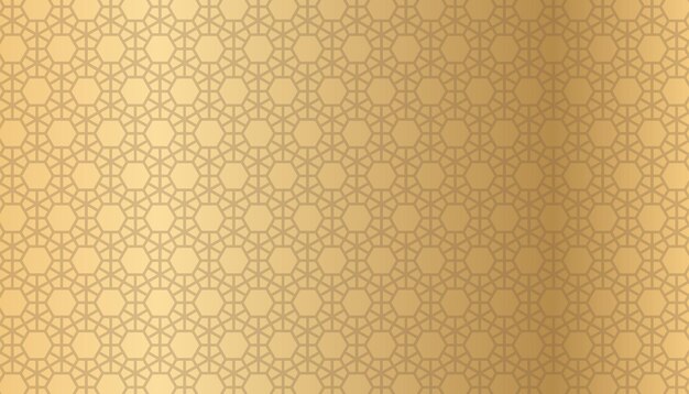 Golden pattern geometric background Vector pattern background