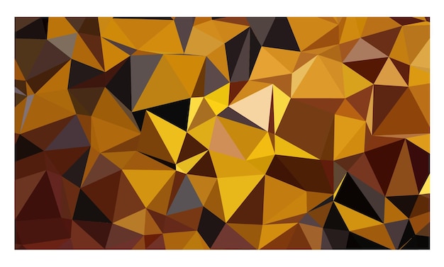 golden polygon abstract background